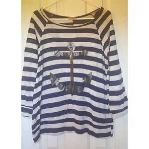 Playful Nautical Stripped Tee